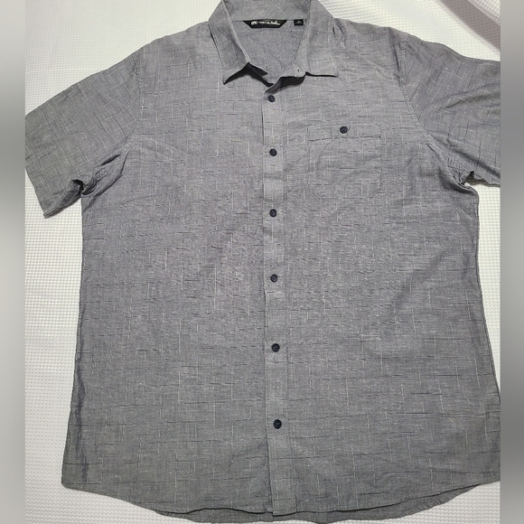 Travis Mathew Other - Travis Mathew Light Gray Short Sleeve Size XL Golf Button Down Shirt